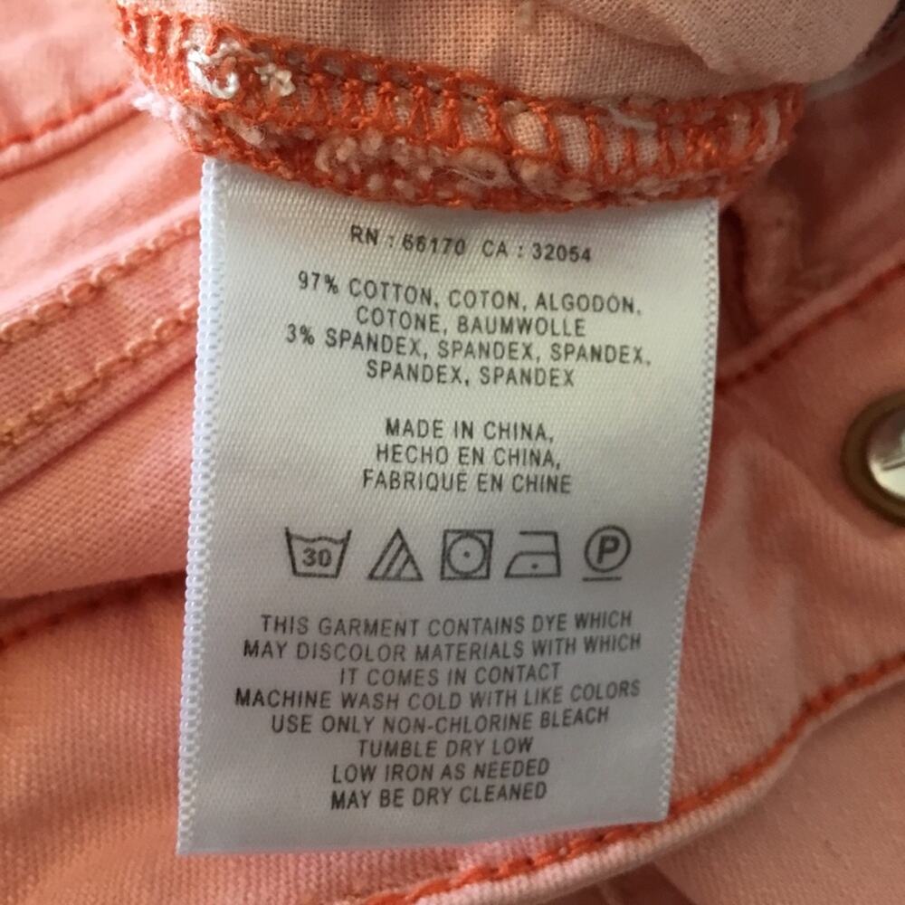 Pilcro and the Letterpress Pink-Orange Fit/Stet Jeans - Picture 7 of 15
